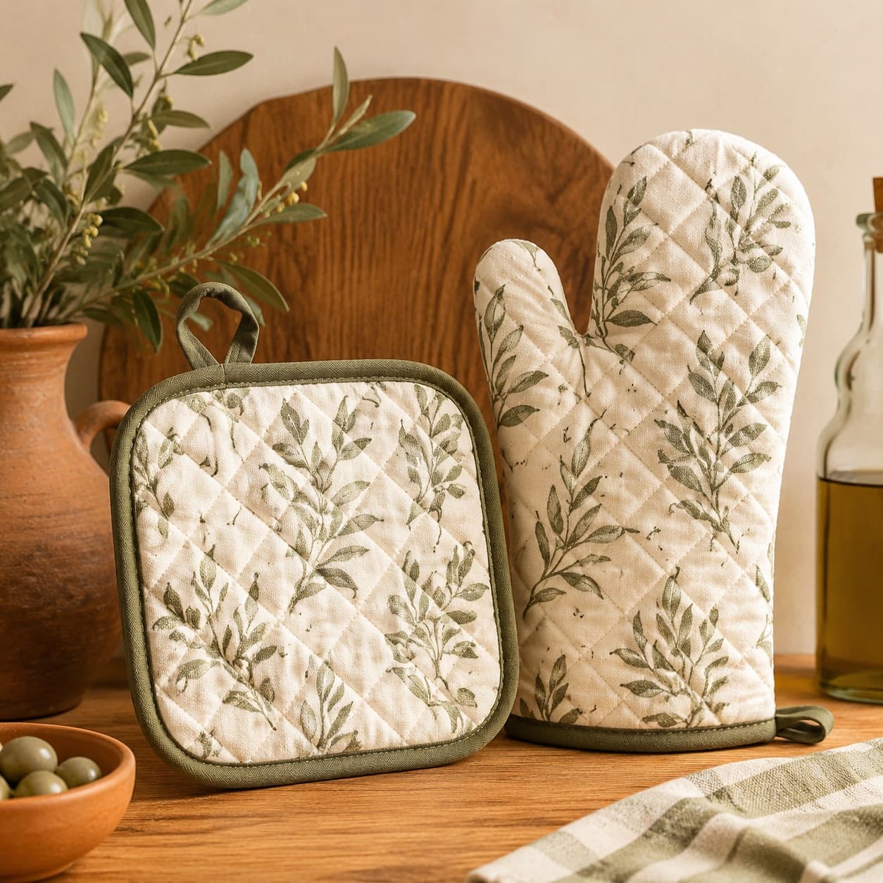 Oven Mitt & Pot Holder Set