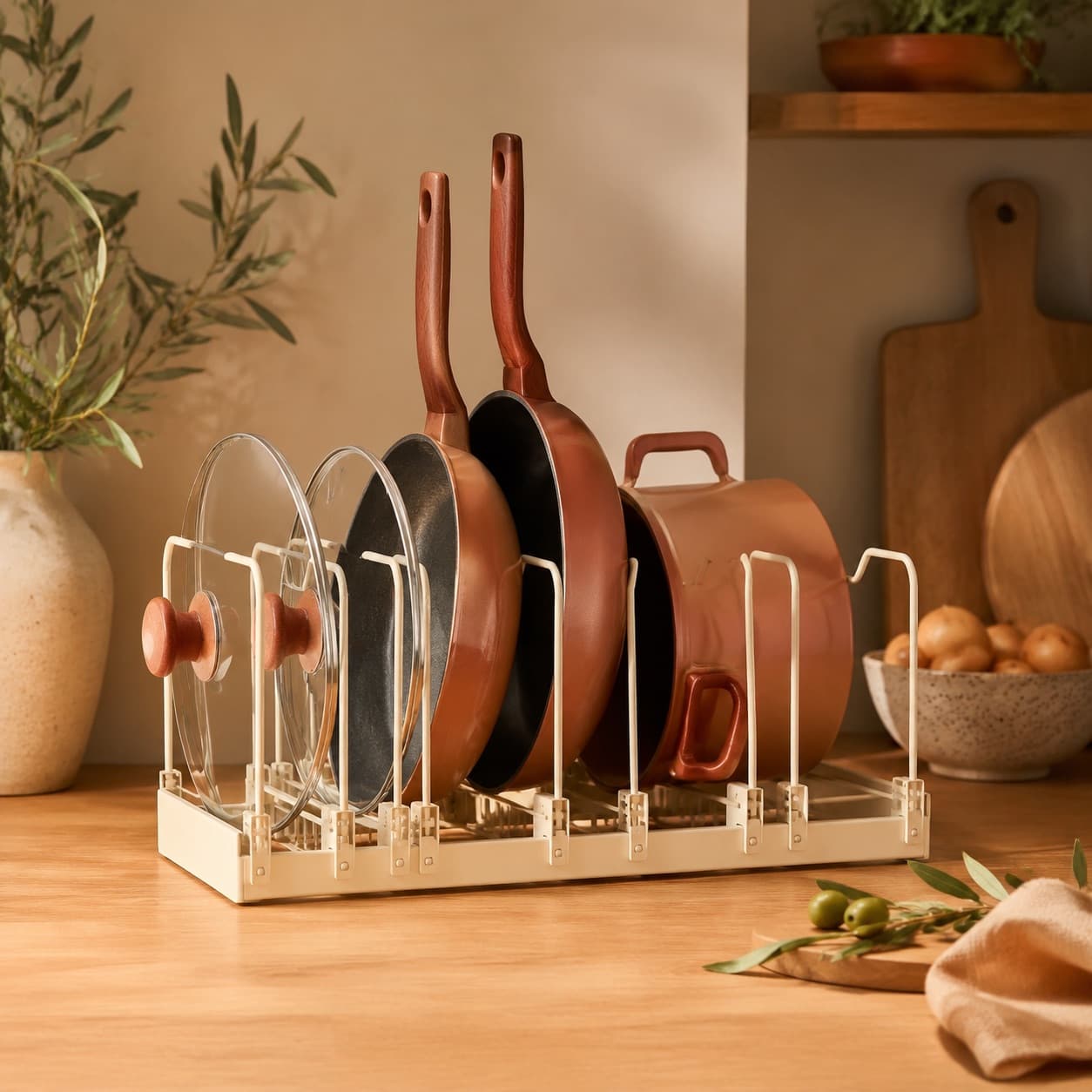 Pot & Pan Organizer Rack